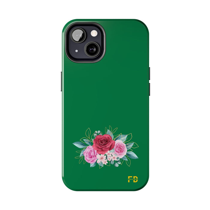 FD Green Phone Case Impact Resistant 2 - Piece Phone Case - FORHERA DESIGN - Phone Case