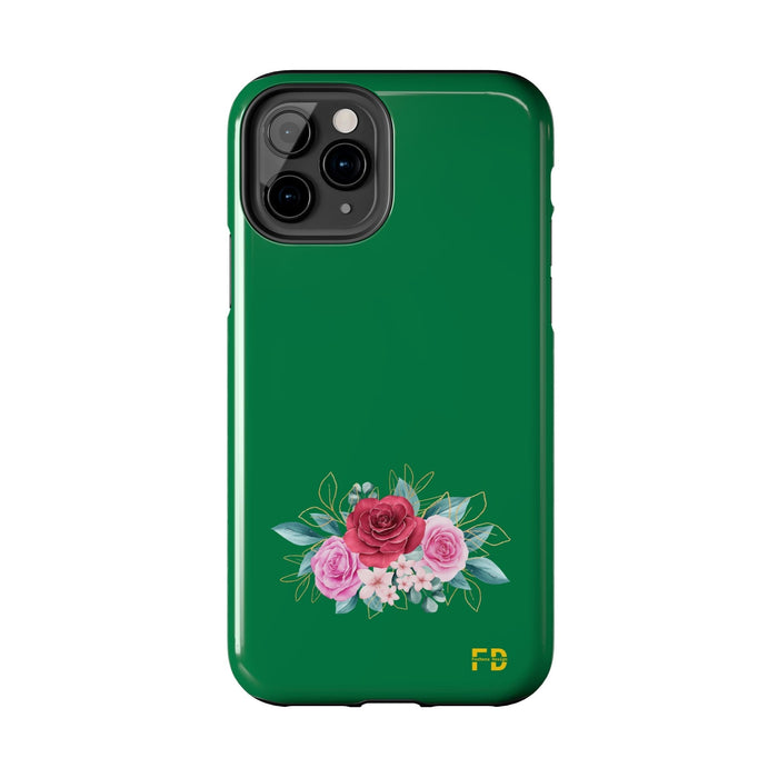 FD Green Phone Case Impact Resistant 2 - Piece Phone Case - FORHERA DESIGN - Phone Case