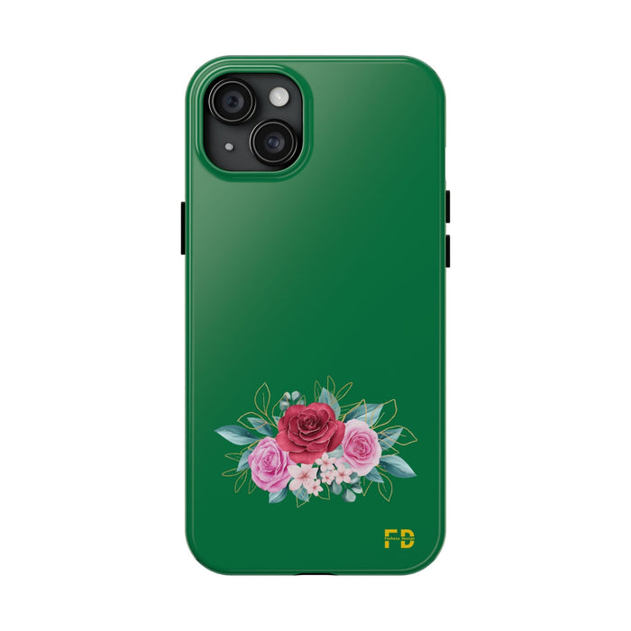 FD Green Phone Case Impact Resistant 2 - Piece Phone Case - FORHERA DESIGN - Phone Case