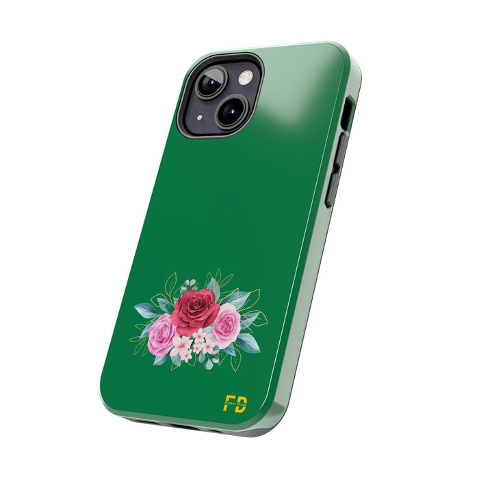 FD Green Phone Case Impact Resistant 2 - Piece Phone Case - FORHERA DESIGN - Phone Case