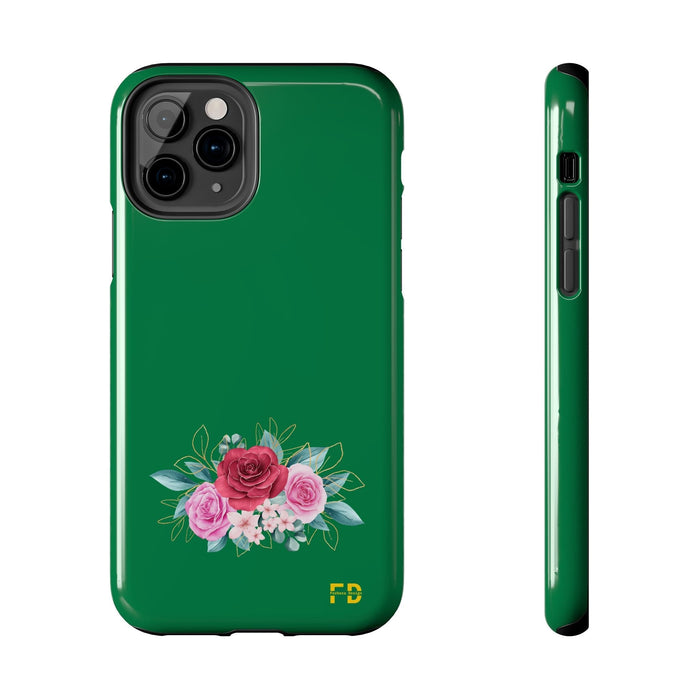 FD Green Phone Case Impact Resistant 2 - Piece Phone Case - FORHERA DESIGN - Phone Case