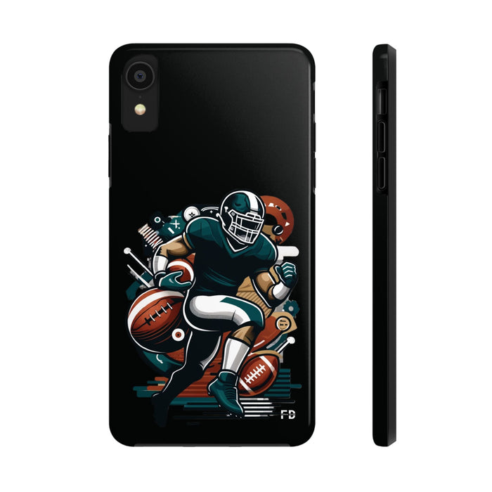 FD Gridiron football Phone Case, Impact Resistant Phone Cover, Lightweight Phone Accessories, iPhone Samsung Protective Shell - FORHERA DESIGN - Phone Case