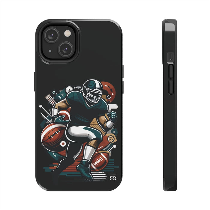 FD Gridiron football Phone Case, Impact Resistant Phone Cover, Lightweight Phone Accessories, iPhone Samsung Protective Shell - FORHERA DESIGN - Phone Case