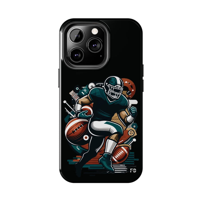 FD Gridiron football Phone Case, Impact Resistant Phone Cover, Lightweight Phone Accessories, iPhone Samsung Protective Shell - FORHERA DESIGN - Phone Case