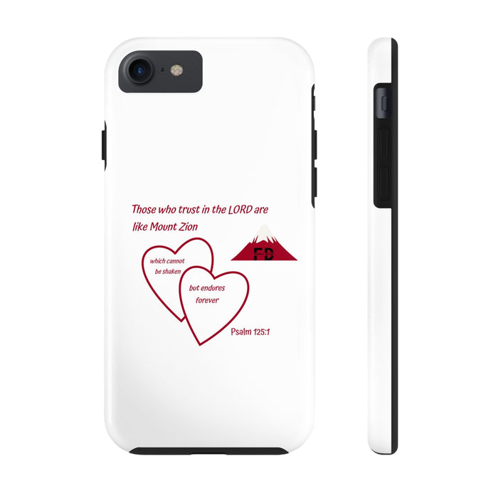 FD Impact Resistant 2 - Piece Phone Case | The lord is my Strength - FORHERA DESIGN - Phone Case