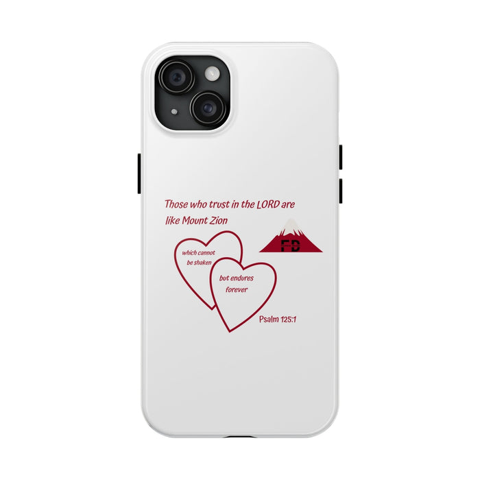 FD Impact Resistant 2 - Piece Phone Case | The lord is my Strength - FORHERA DESIGN - Phone Case