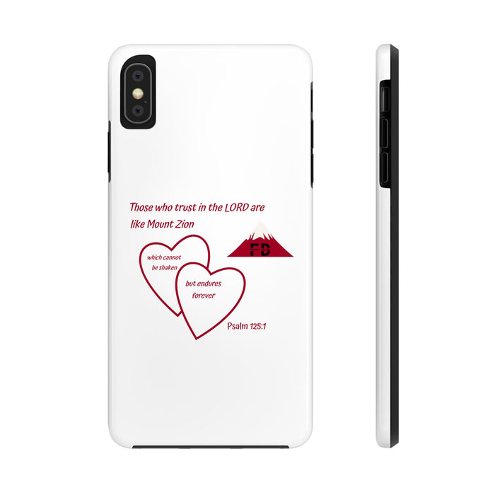 FD Impact Resistant 2 - Piece Phone Case | The lord is my Strength - FORHERA DESIGN - Phone Case