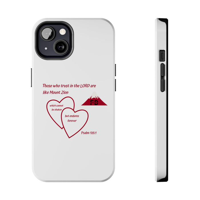 FD Impact Resistant 2 - Piece Phone Case | The lord is my Strength - FORHERA DESIGN - Phone Case