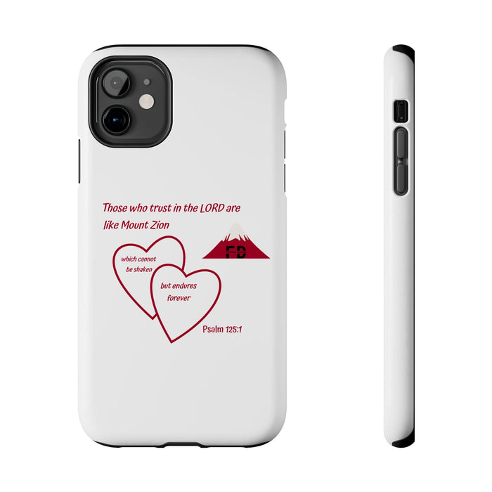 FD Impact Resistant 2 - Piece Phone Case | The lord is my Strength - FORHERA DESIGN - Phone Case