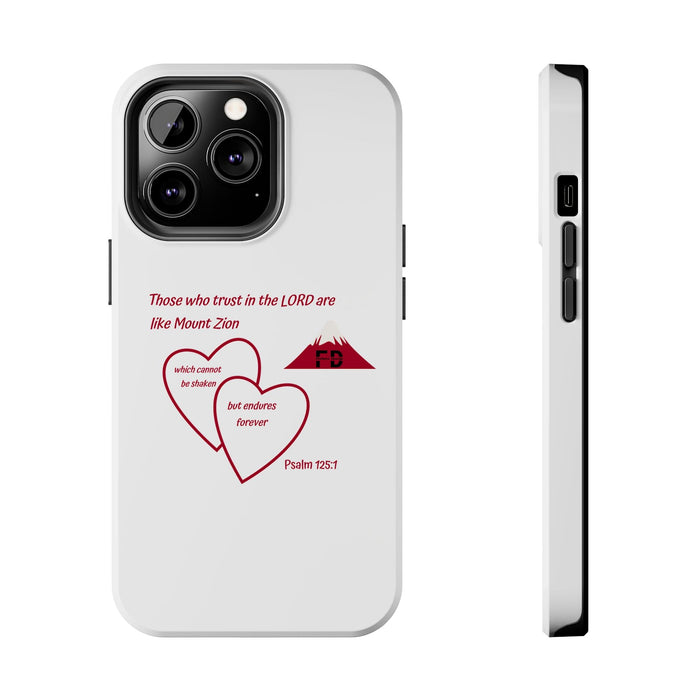 FD Impact Resistant 2 - Piece Phone Case | The lord is my Strength - FORHERA DESIGN - Phone Case