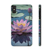 FD lotus flower on calm water Phone Case Resistant 2 - Piece for Iphone or Google case - FORHERA DESIGN - Phone Case