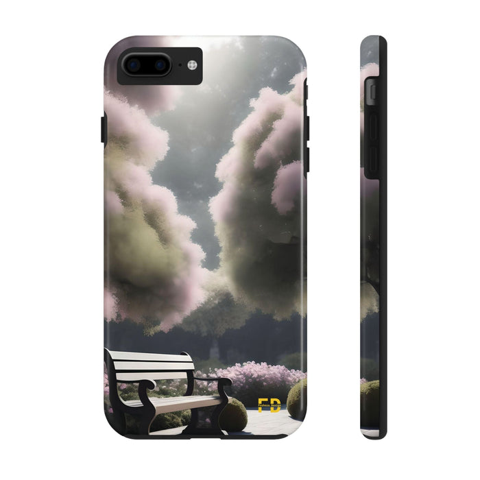 FD peaceful garden Mental Health Phone Case Resistant 2 - Piece for Iphone or Google Phone case - FORHERA DESIGN - Phone Case