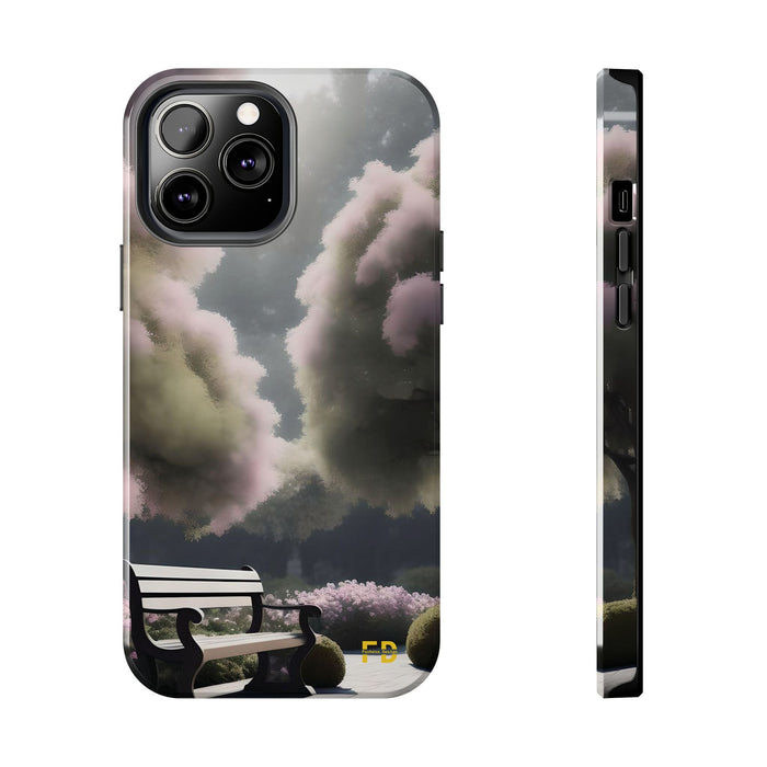 FD peaceful garden Mental Health Phone Case Resistant 2 - Piece for Iphone or Google Phone case - FORHERA DESIGN - Phone Case