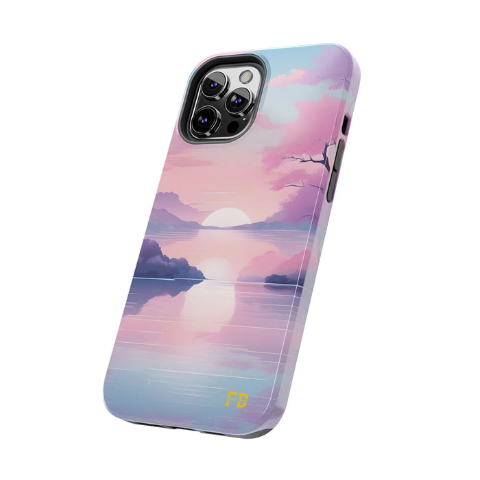 FD peaceful lake Mental Health Phone Case Resistant 2 - Piece for Iphone or Google Phone case - FORHERA DESIGN - Phone Case