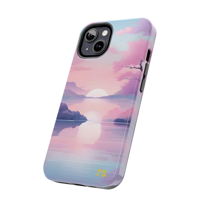 FD peaceful lake Mental Health Phone Case Resistant 2 - Piece for Iphone or Google Phone case - FORHERA DESIGN - Phone Case