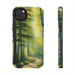 FD quiet forest, with soft sunlight Mental Health Phone Case Resistant 2 - Piece - FORHERA DESIGN - Phone Case