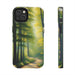 FD quiet forest, with soft sunlight Mental Health Phone Case Resistant 2 - Piece - FORHERA DESIGN - Phone Case