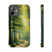 FD quiet forest, with soft sunlight Mental Health Phone Case Resistant 2 - Piece - FORHERA DESIGN - Phone Case