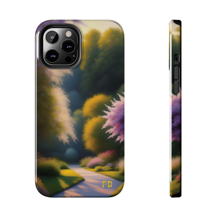 FD quiet garden Mental Health Phone Case Resistant 2 - Piece for Iphone or Google Phone case - FORHERA DESIGN - Phone Case