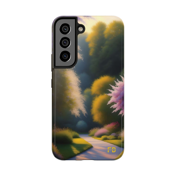 FD quiet garden Mental Health Phone Case Resistant 2 - Piece for Iphone or Google Phone case - FORHERA DESIGN - Phone Case