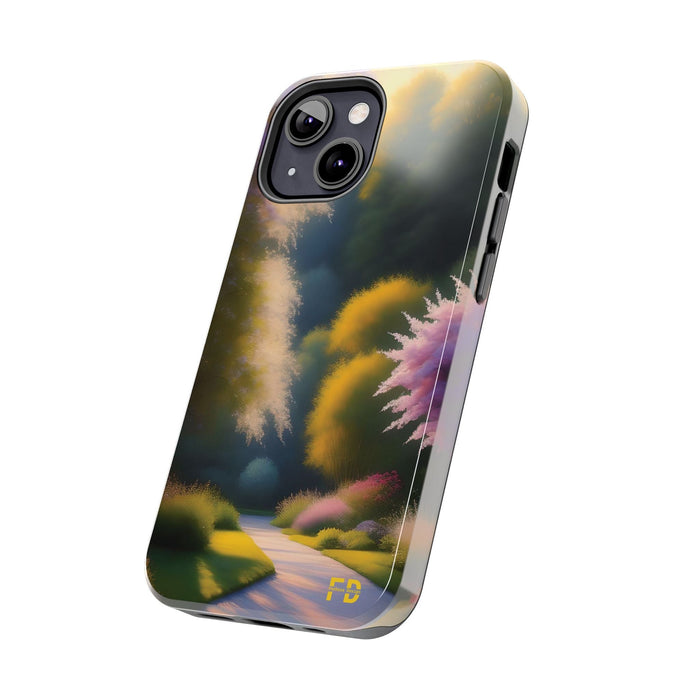 FD quiet garden Mental Health Phone Case Resistant 2 - Piece for Iphone or Google Phone case - FORHERA DESIGN - Phone Case