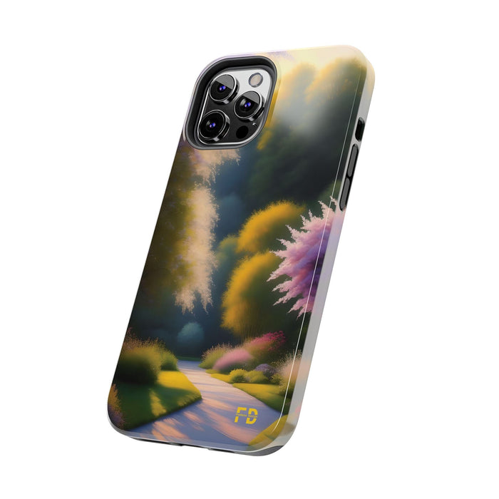 FD quiet garden Mental Health Phone Case Resistant 2 - Piece for Iphone or Google Phone case - FORHERA DESIGN - Phone Case