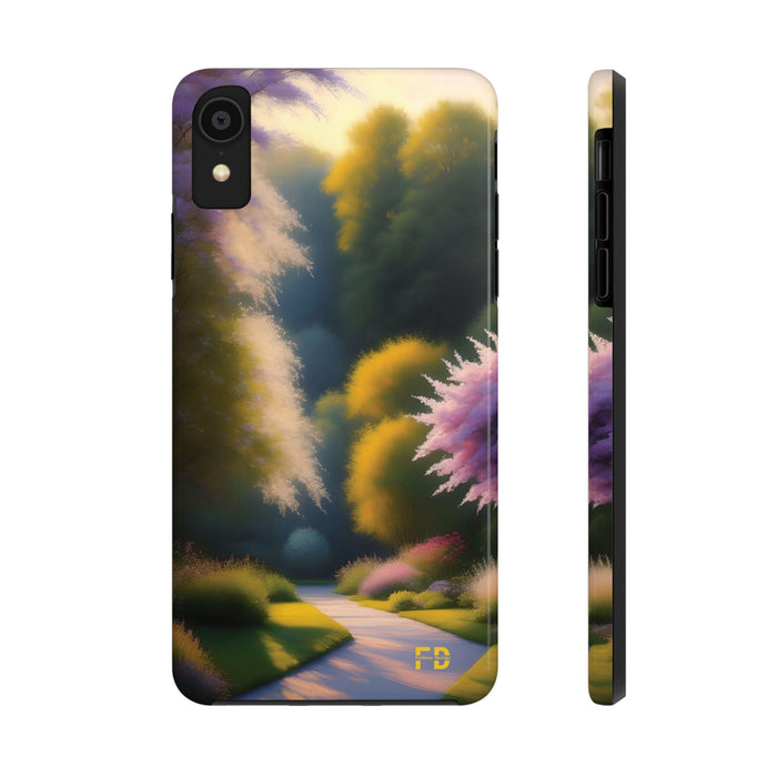 FD quiet garden Mental Health Phone Case Resistant 2 - Piece for Iphone or Google Phone case - FORHERA DESIGN - Phone Case