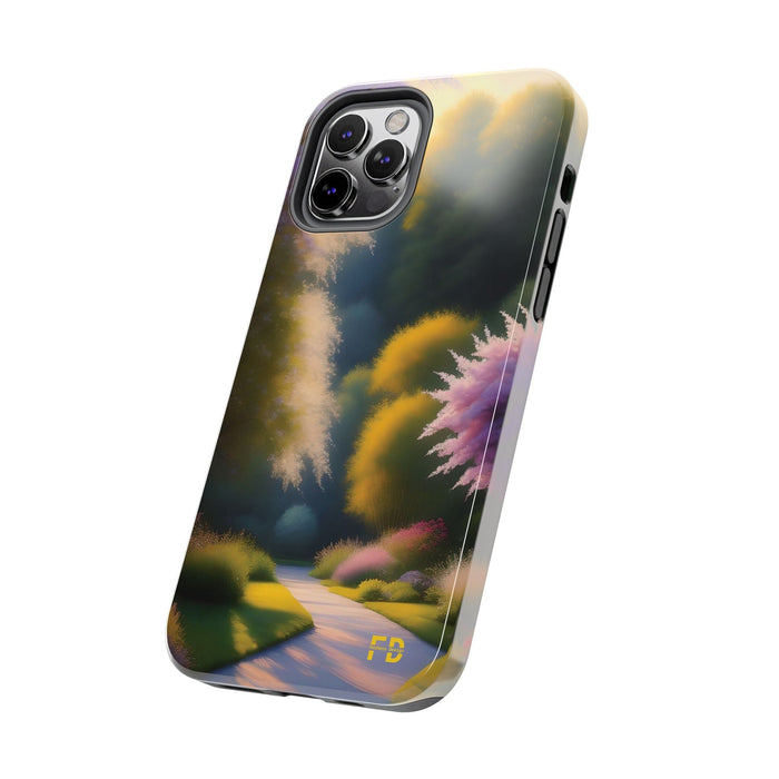 FD quiet garden Mental Health Phone Case Resistant 2 - Piece for Iphone or Google Phone case - FORHERA DESIGN - Phone Case