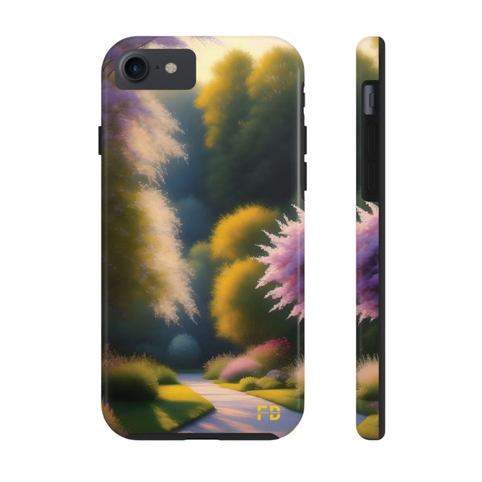 FD quiet garden Mental Health Phone Case Resistant 2 - Piece for Iphone or Google Phone case - FORHERA DESIGN - Phone Case