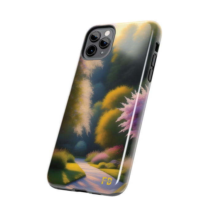 FD quiet garden Mental Health Phone Case Resistant 2 - Piece for Iphone or Google Phone case - FORHERA DESIGN - Phone Case