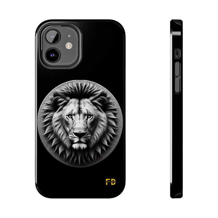 FD Royal Lion Phone Case, Impact Resistant Phone Cover, Lightweight Phone Accessories, iPhone Samsung Protective Shell - FORHERA DESIGN - Phone Case