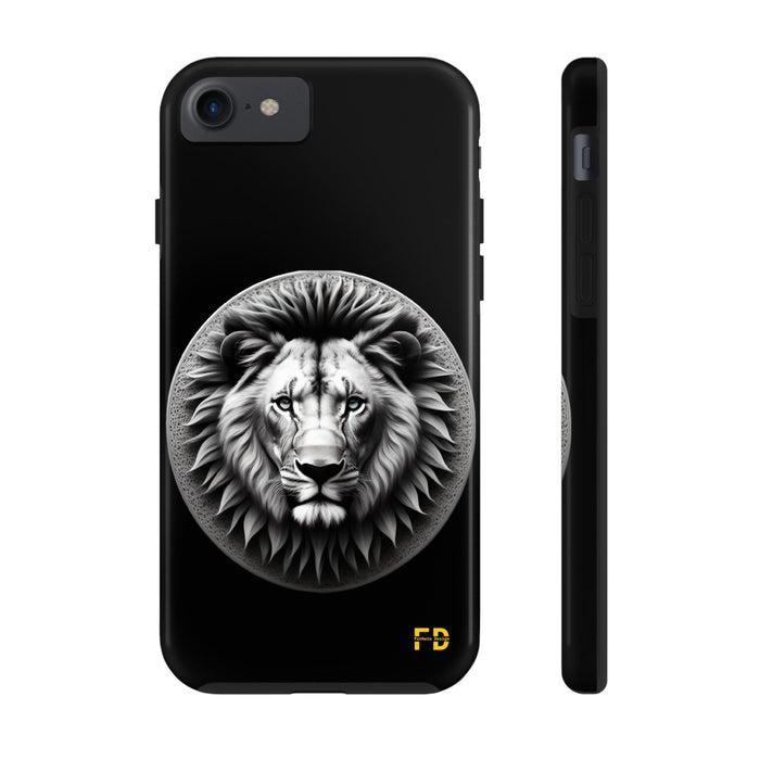 FD Royal Lion Phone Case, Impact Resistant Phone Cover, Lightweight Phone Accessories, iPhone Samsung Protective Shell - FORHERA DESIGN - Phone Case