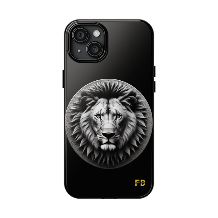 FD Royal Lion Phone Case, Impact Resistant Phone Cover, Lightweight Phone Accessories, iPhone Samsung Protective Shell - FORHERA DESIGN - Phone Case