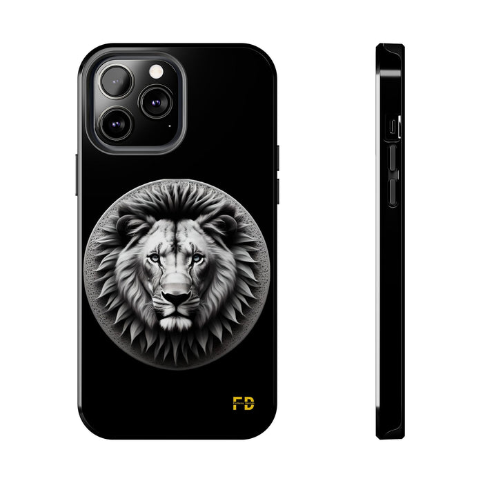 FD Royal Lion Phone Case, Impact Resistant Phone Cover, Lightweight Phone Accessories, iPhone Samsung Protective Shell - FORHERA DESIGN - Phone Case