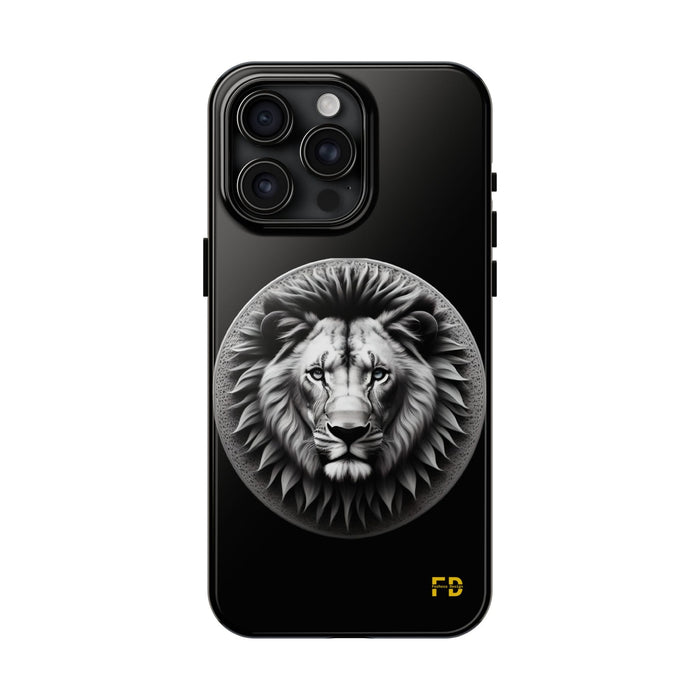 FD Royal Lion Phone Case, Impact Resistant Phone Cover, Lightweight Phone Accessories, iPhone Samsung Protective Shell - FORHERA DESIGN - Phone Case