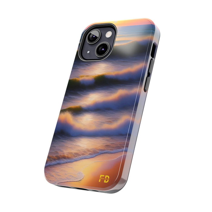 FD water waves Mental Health Phone Case Resistant 2 - Piece - FORHERA DESIGN - Phone Case