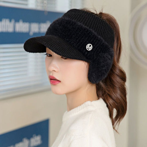 Women's Ear Protection Warm Knitted Hat