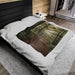 Finding peace in every step Velveteen Plush Blanket - FORHERA DESIGN - Blankets