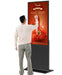 Floor standing 32 43 49 55 inch android video lcd advertising player kiosk vertical totem digital touch signage display - FORHERA DESIGN - Screens