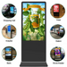 Floor standing 32 43 49 55 inch android video lcd advertising player kiosk vertical totem digital touch signage display