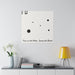 Focus on the White, Ignore the Black. Forhera Design Matte Canvas, Stretched, 0.75" - FORHERA DESIGN - bulk