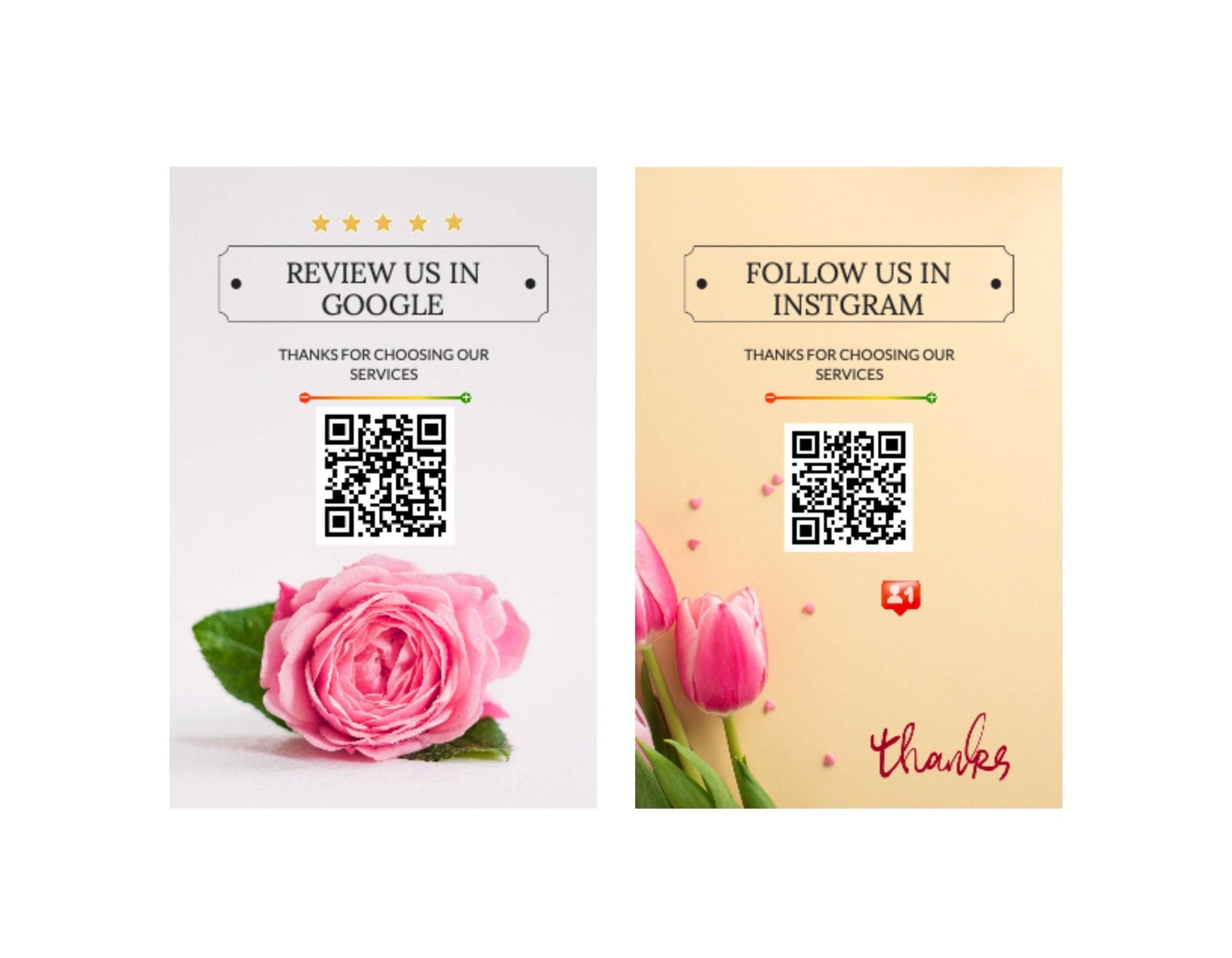 Google Review with QR Code Link Business Card - Boost Your Visibility! - FORHERA DESIGN - Service