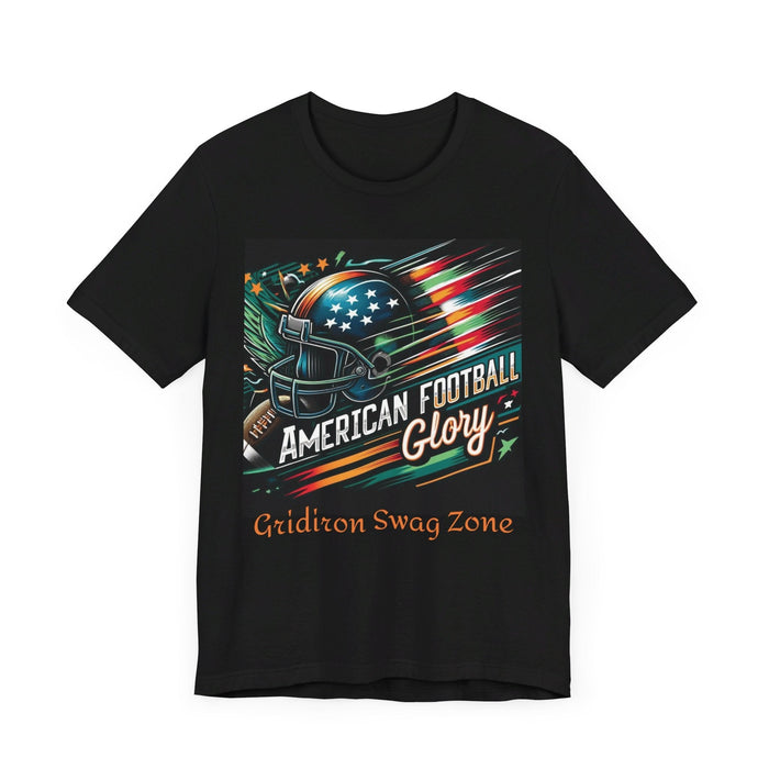 Gridiron Swag Zone Tee: American Football Style - FORHERA DESIGN - T-Shirt