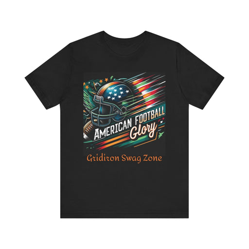 Gridiron Swag Zone Tee: American Football Style - FORHERA DESIGN - T-Shirt