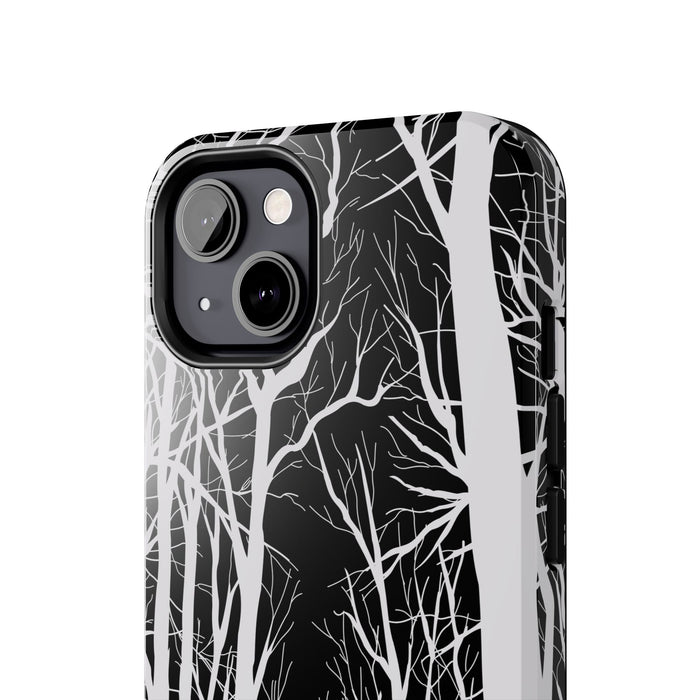 Hand - Drawn Forest Phone Case - Unique Nature - Inspired Design, Minimalist Woodland Art Cover for iPhone & Samsung - FORHERA DESIGN - Phone Case