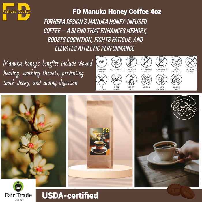 FD - Manuka Honey Coffee 4oz