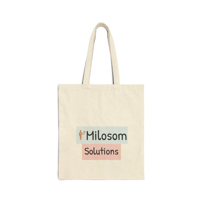 Milosom Solutions Cotton Canvas Tote Bag - FORHERA DESIGN - Bags