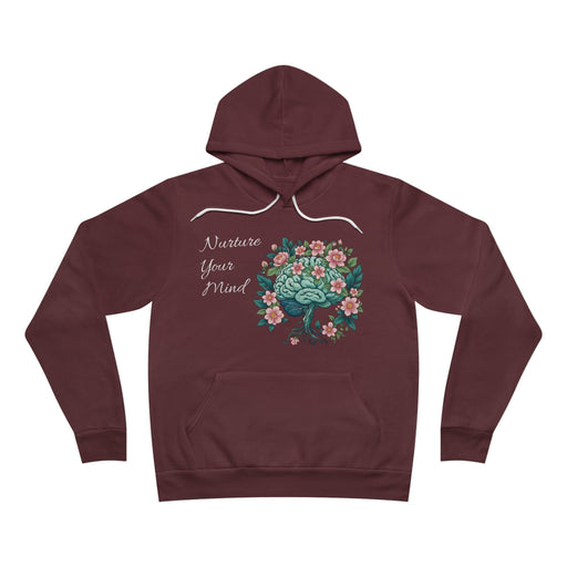 Nurture Your Mind Unisex Sponge Fleece Pullover Hoodie - FORHERA DESIGN - Hoodie