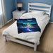 Ocean night Scene Velveteen Plush Blanket - FORHERA DESIGN - All Over Prints