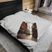 Old Is Gold Velveteen Plush Blanket - FORHERA DESIGN - Blankets